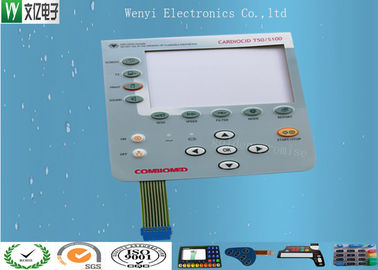 Bàn phím cao su dẫn điện thực phẩm kết hợp với chuyển đổi màng lớp phủ PC