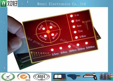Mạch điện tử với đèn nền LED được chiếu sáng