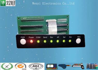 Mạch điện tử với đèn nền LED được chiếu sáng