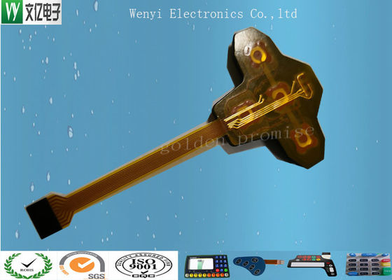 Bàn phím màng Pcb 2,54 Mm Pitch Epoxy bóng cao Độ dày 1,8mm